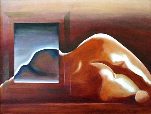 BODYSCAPE #1 (30X40) OIL on CANVAS